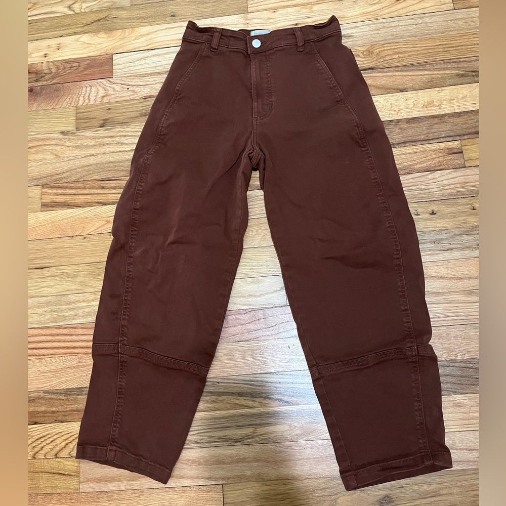 Everlane womens utility barrel pant size 2 short